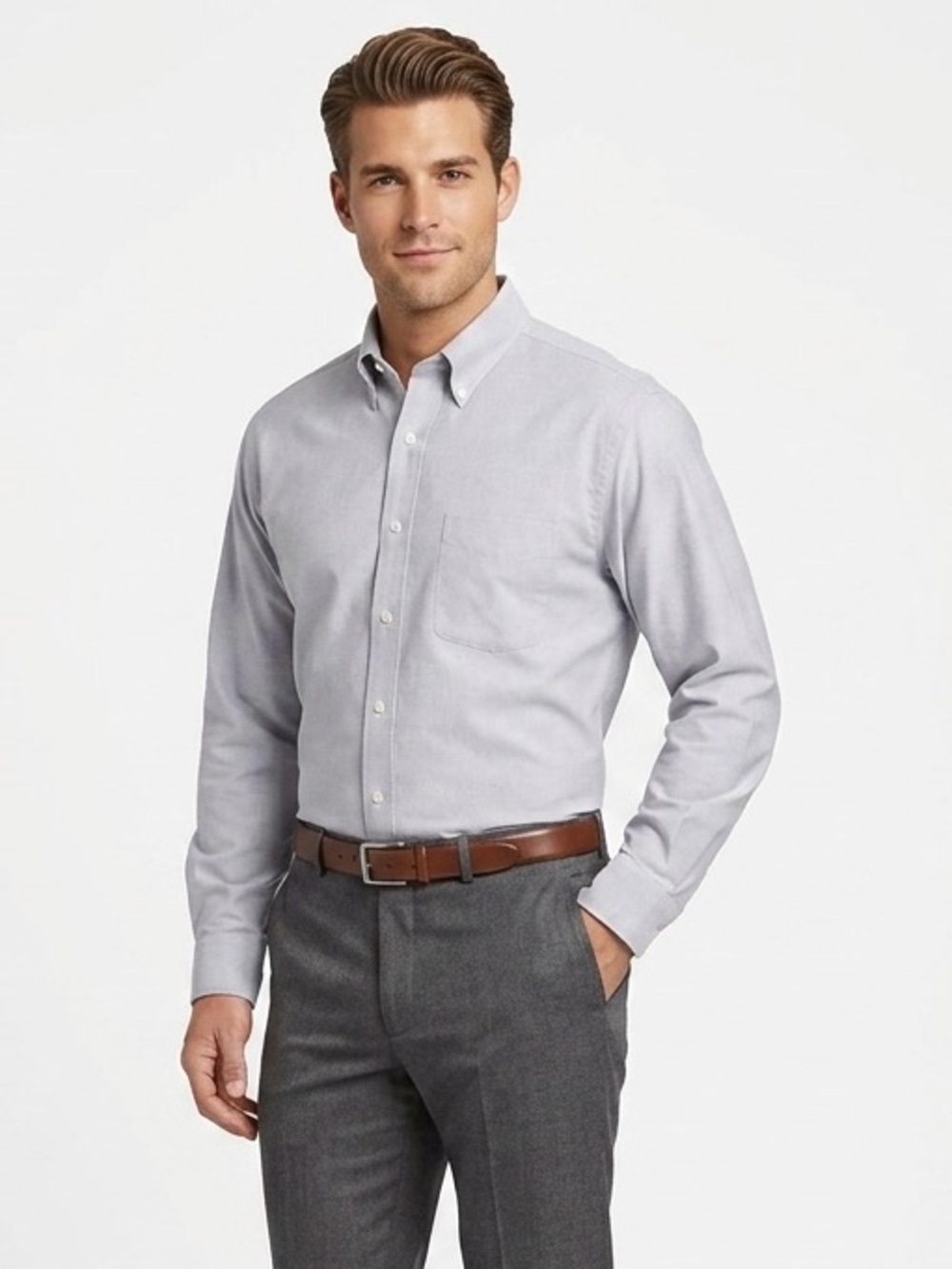 Jos. A. Bank Travelers Collection Classic Button Down Dress Shirt